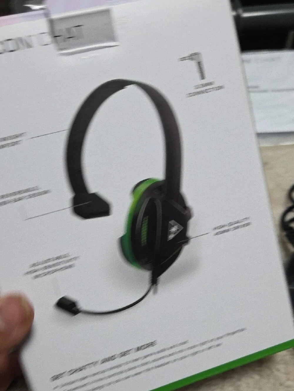 Turtle Beach Recon Chat Wired Xbox Headset - Black & Green